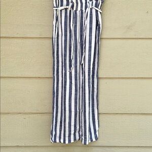Striped Blue and White Pants
